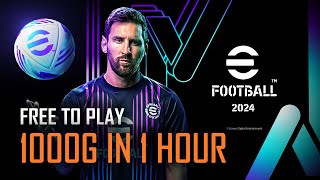 eFootball 2024 | FREE GAME | All Achievements in 1 Hour Guide - Easy 1000G