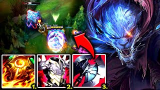 RENGAR TOP BUT I 1V5 WHILE 100% INDESTRUCTIBLE (THIS IS FUN)  S14 Rengar TOP Gameplay Guide