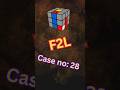 F2L Case 28 | Simple Insert | CFOP Method 🎯 | #shorts #rubikscube #viral