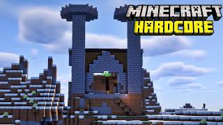 Lets Play Minecraft Hardcore Ep 3 (Castle Entry Way Work)