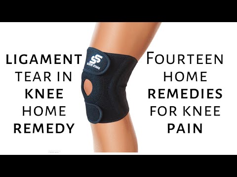 Ligament tear in knee home remedy | Fourteen home remedies for knee pain