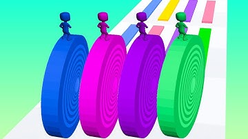 Layers Roll in Max Level Mobile Game iOS,Android Update All Trailer Walkthrough Gameplay AYEJAMNZ