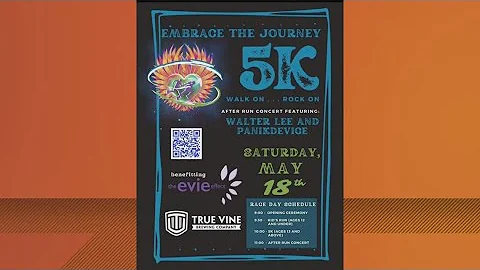 Evie Effect to host Embrace the Journey 5K promoting mental health awareness