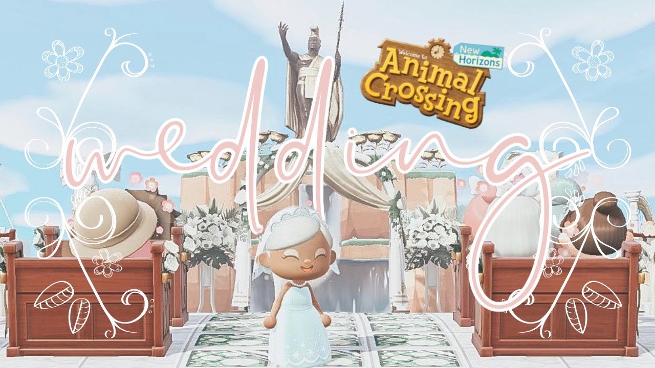 an impromptu wedding in animal crossing new horizons 💍