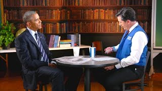 President Barack Obama Makes Surprise Appearance on The Late Show with Stephen Colbert