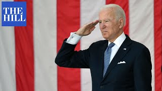 President Biden honors fallen soldiers, praises Armed Forces during Memorial Day speech