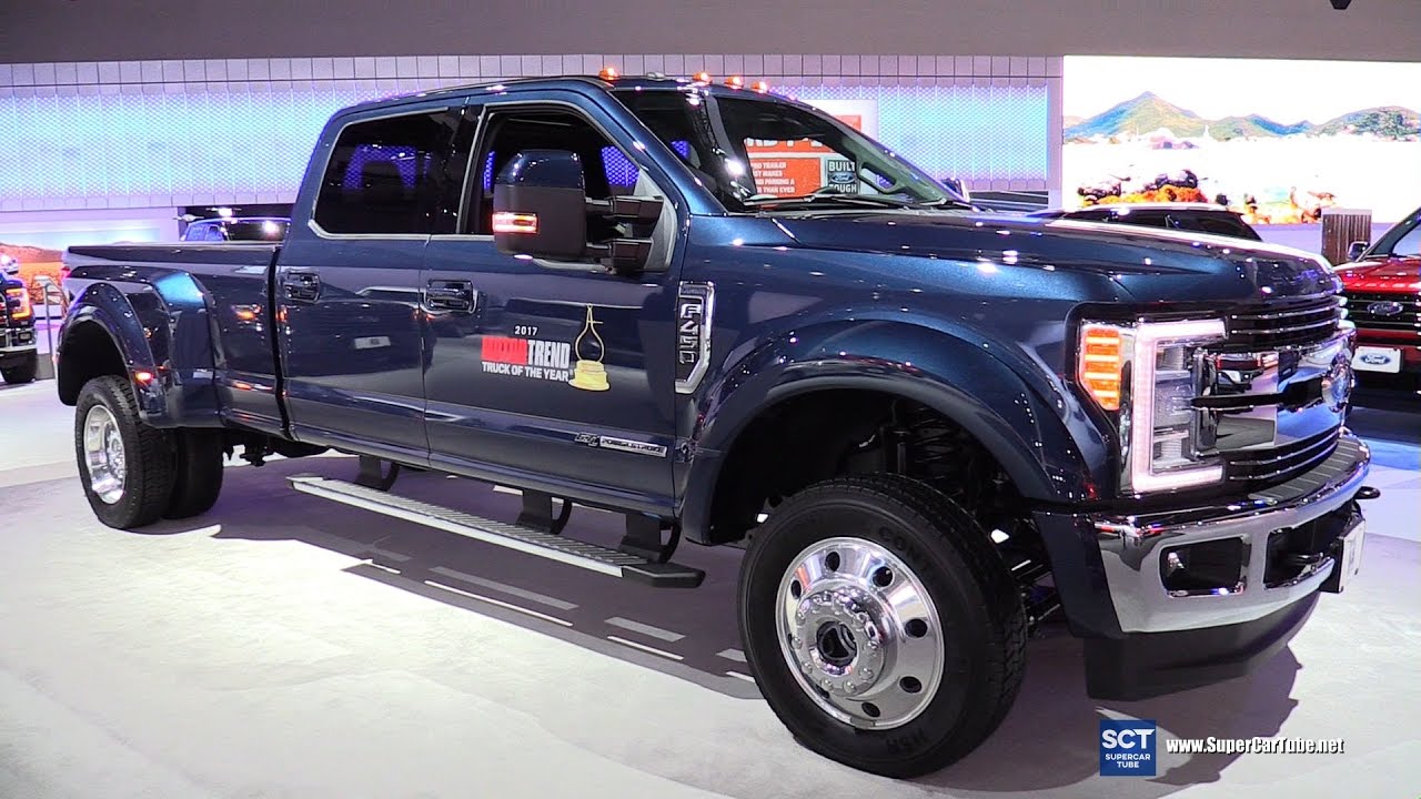 2017 Ford F 450 Super Duty Lariat 4x4 Crew Cab Exterior Interior Walkaround 2016 La Auto Show