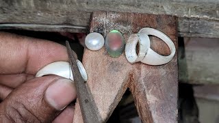 How to make silver 2 ring ! Silver ring making ! How to make jewelry