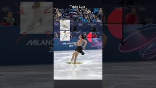 Ami Nakai Lutz Analysis #figureskating #olympics #sports #art #figureskater #iceskating #iceskate