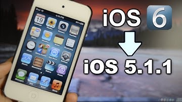 How to Downgrade from iOS 6 to iOS 5.1.1 (SHSH Blobs Saved) iPhone 4 & iPod touch 4G