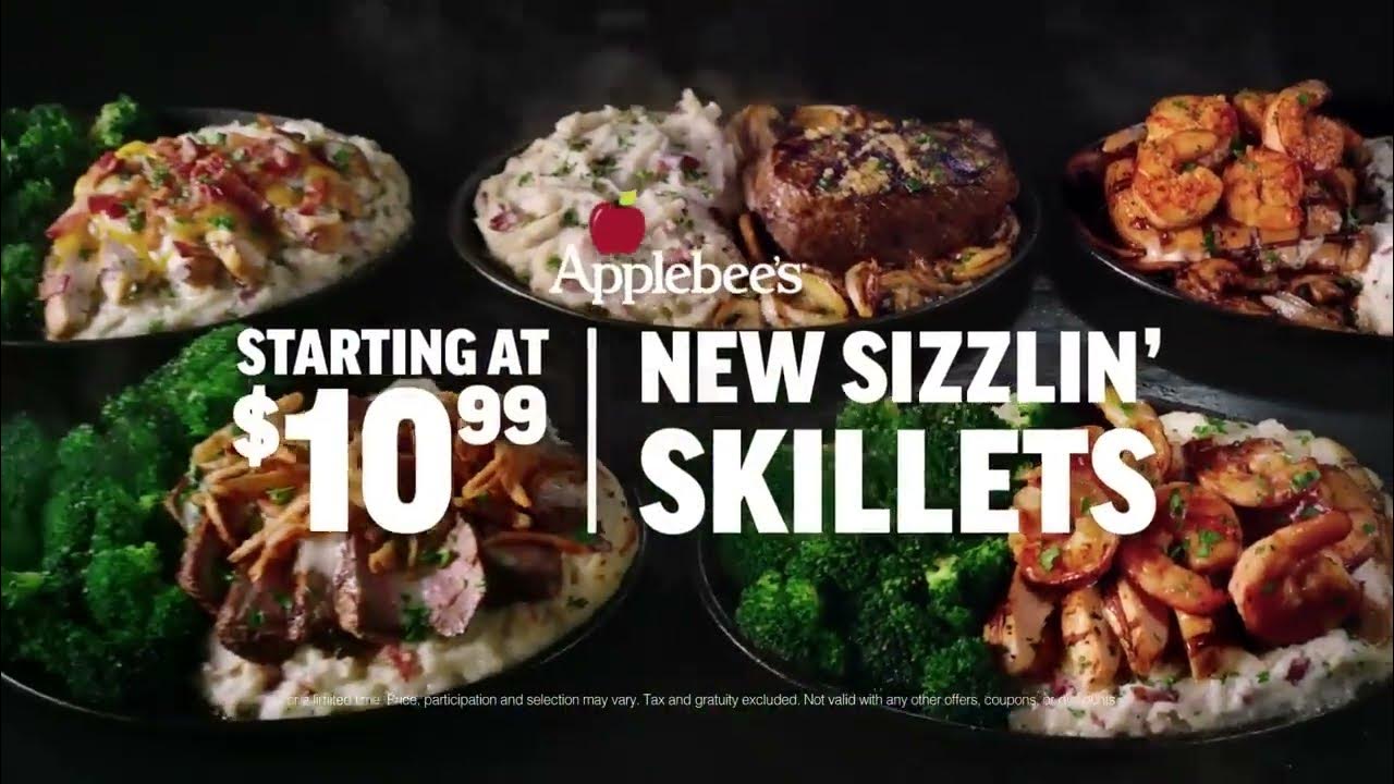 Applebees QSR Sizzlin' Skillets Hot Stuff Commercial Ad Creative