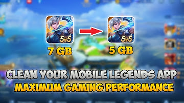 How to Remove Data that are No Longer Needed in Mobile Legends Work 100% | Cara Mengurangi Data ML