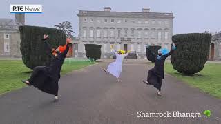 Bhangra dance meets Irish music for St Patricks Day