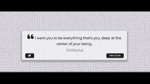 JavaScript Project-1 : Random Quote Generator with Source Code