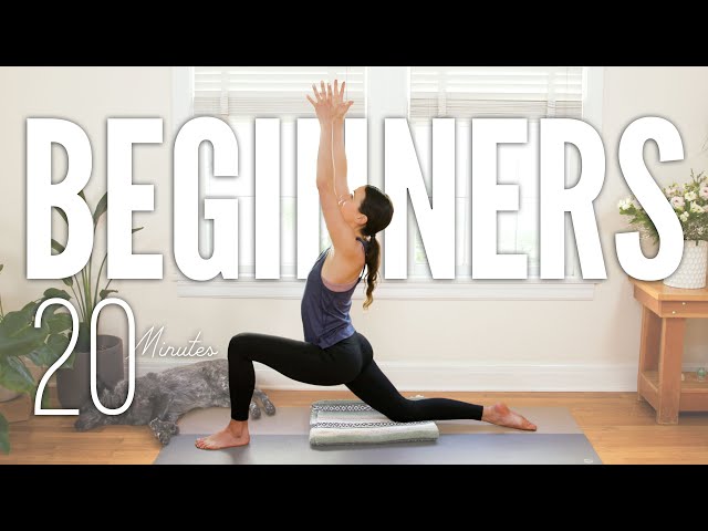 Very simple!20 minute yoga workout for flexibility!  Beginner yoga workout,  Yoga for beginners, Yoga poses for beginners