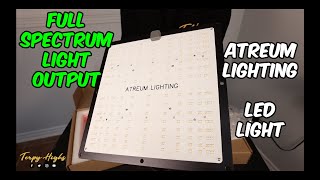 Atreum Hydra1000 LED Grow Light Unboxing PAR Test Review overview