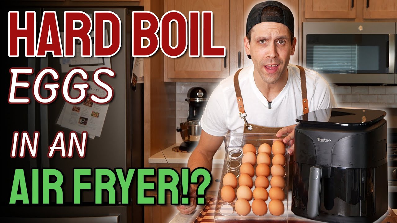 Hard Boil Eggs in the Air Fryer | 11 minutes | Less Time & Less Mess