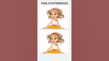 Can You Spot 3 differences? Find The Difference | #shorts #spotthedifference #shortfeed