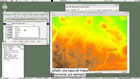 CityScope Latacunga: vídeo tutorial 6-parte2 “Línea de comando de GRASS GIS”