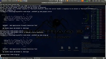 Bugtraq-2 Blackwidow: Discovering IDS, IPS and WAF part2
