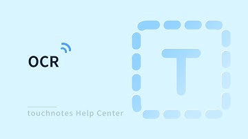TouchNotes Function introduction OCR