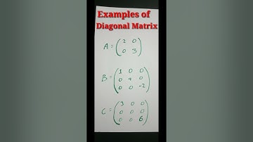 Maths Tricks/Diagonal Matrix#shorts