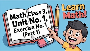 Exercise 1 Roman Numbers  | Unit No 01 Whole Numbers | Class 3 Math | (PTB Book)