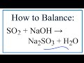 Balancing Chemical Equations and Atom Counts