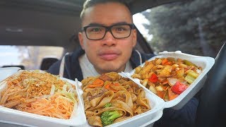 First time eating Authentic THAI FOOD | MUKBANG