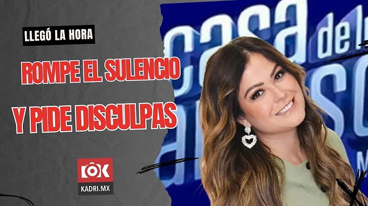 MARIANA ECHEVERRÍA ROMPE EL SILENCIO TRAS SU SALIDA DE LA CASA DE LOS FAMOSOS MÉXICO Y PIDE PERDÓN
