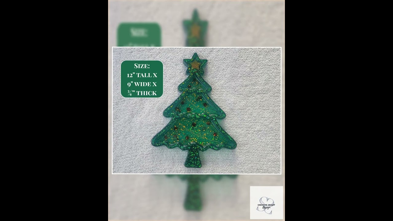 Christmas Trinket Dish Holiday Serving Plate Decoration Handmade Festive Candy Tray Decorative Tr...