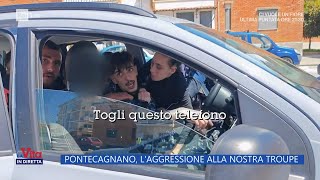 Pontecagnano, l'aggressione alla nostra troupe - La Vita in diretta - 21/04/2023 screenshot 1