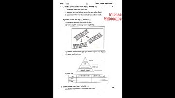 9th Standard First Semester Examination 2021-22 Science Part 2 (Marathi Medium) Question Paper