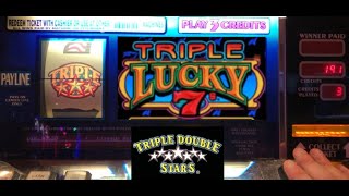CLASSIC OLD SCHOOL CASINO SLOTS: TRIPLE DOUBLE STARS + TRIPLE LUCKY 7'S SLOT PLAY! screenshot 1