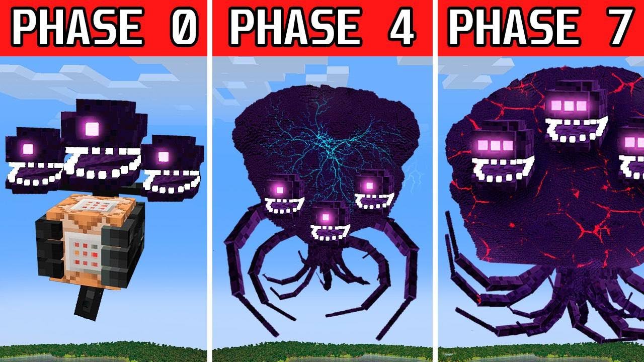 All Phase MEGA Wither Storm in Minecraft 