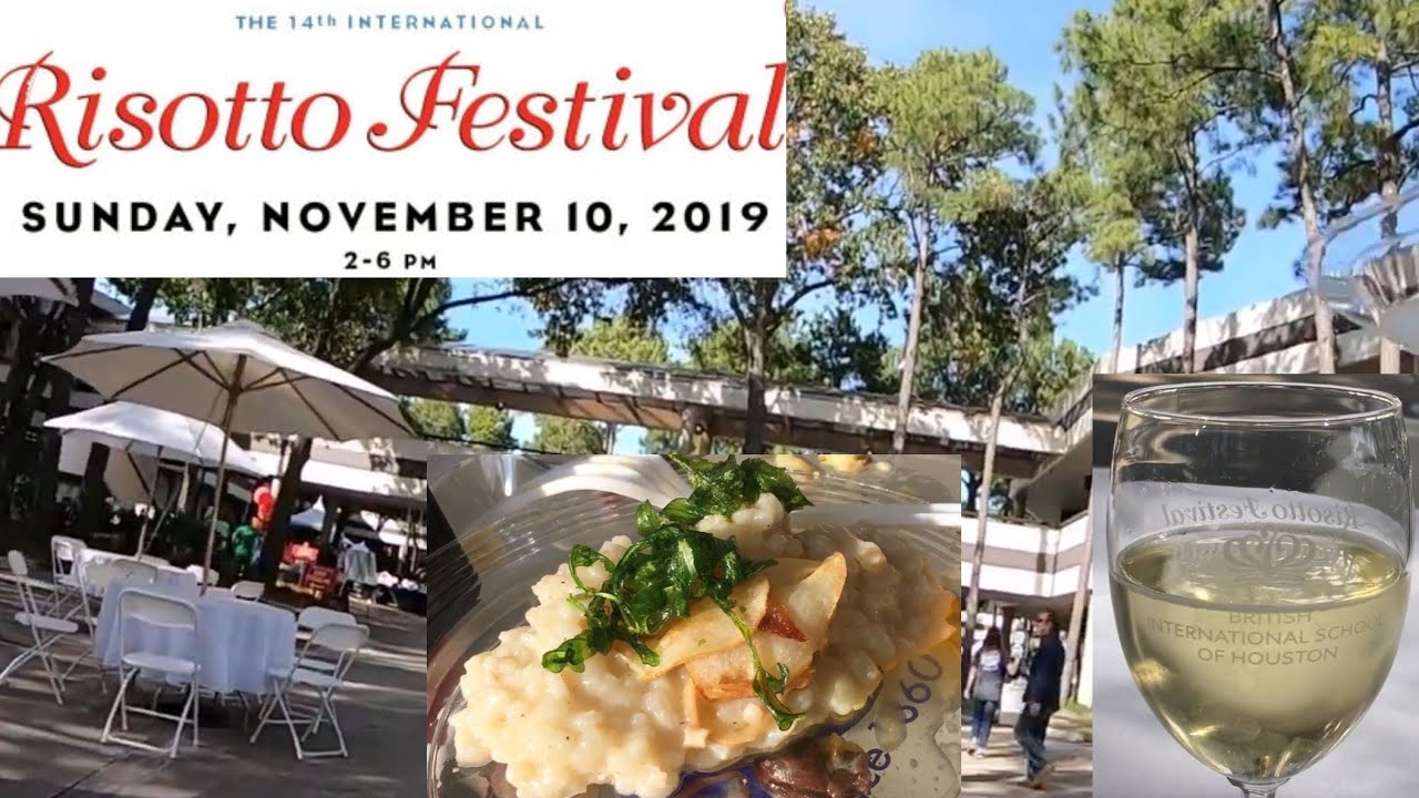Risotto Festival, Houston, 14th Annual 2019, Houston, Texas YouTube