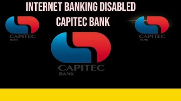 Internet banking Disabled  capitec bank