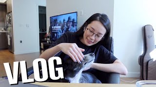 ENG) Simple Weekend Vlog: Super Easy Air Fried Wings😜, New laptop👩🏻‍💻,, Trimming my dogs' nails🐶 screenshot 2