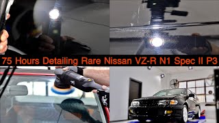 75hrs Detailing | Rare 90s Nissan VZ-R N1 Spec II Pulsar | P3 Paint Correction (Vlog 33.3)
