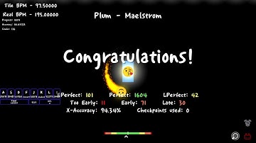 [lvl 17] [ADOFAI Custom Clear] Plum - Maelstrom