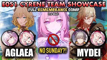 CYRENE IS HERE !! Aglaea & Mydei ✦ Sunday-less Remembrance Teams | Honkai Star Rail 3.7 MoC
