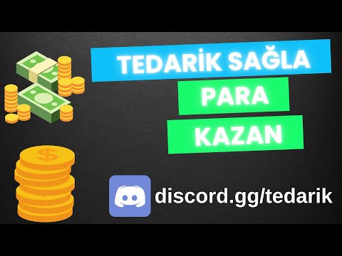 TEDARİK SAĞLA PARA KAZAN !!!! discord.gg/tedarik