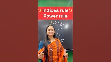 Indices rule power rule || #knowledgejunction31 #ytshorts #mathstricks #indicesrules #indices