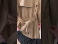How To Tie A Trench Coat Belt Sampeel 