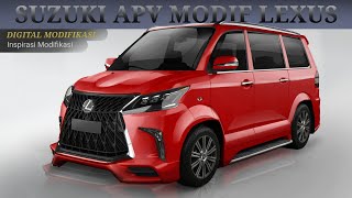 Edit Tampilan Suzuki APV Rasa Lexus, Digital Modifikasi Custom - virtual tuning