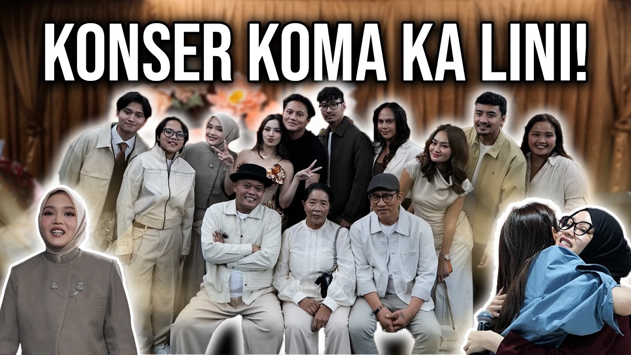 SEKELUARGA IKUT NYANYI DI KONSER KOMA KA LINI!
