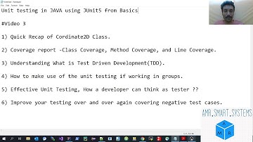 Understanding Unit Testing in JAVA using Junit5 from Scratch Video#3 : Test-Driven Development(TDD)