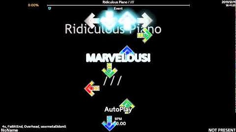 Ridiculous Piano - 2nd Simfile - Stepmania