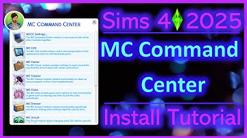 How to Install MCCC Mod | Sims 4 Easy Mod Installation Tutorial