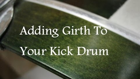 Adding Weight to Your Kick Drum